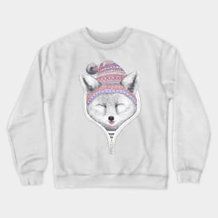 Fox in a hood Crewneck Sweatshirt